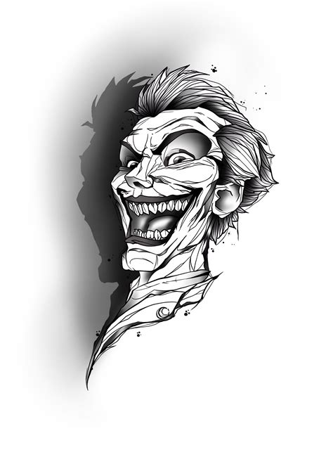 batman joker tattoo|batman joker tattoo drawings.